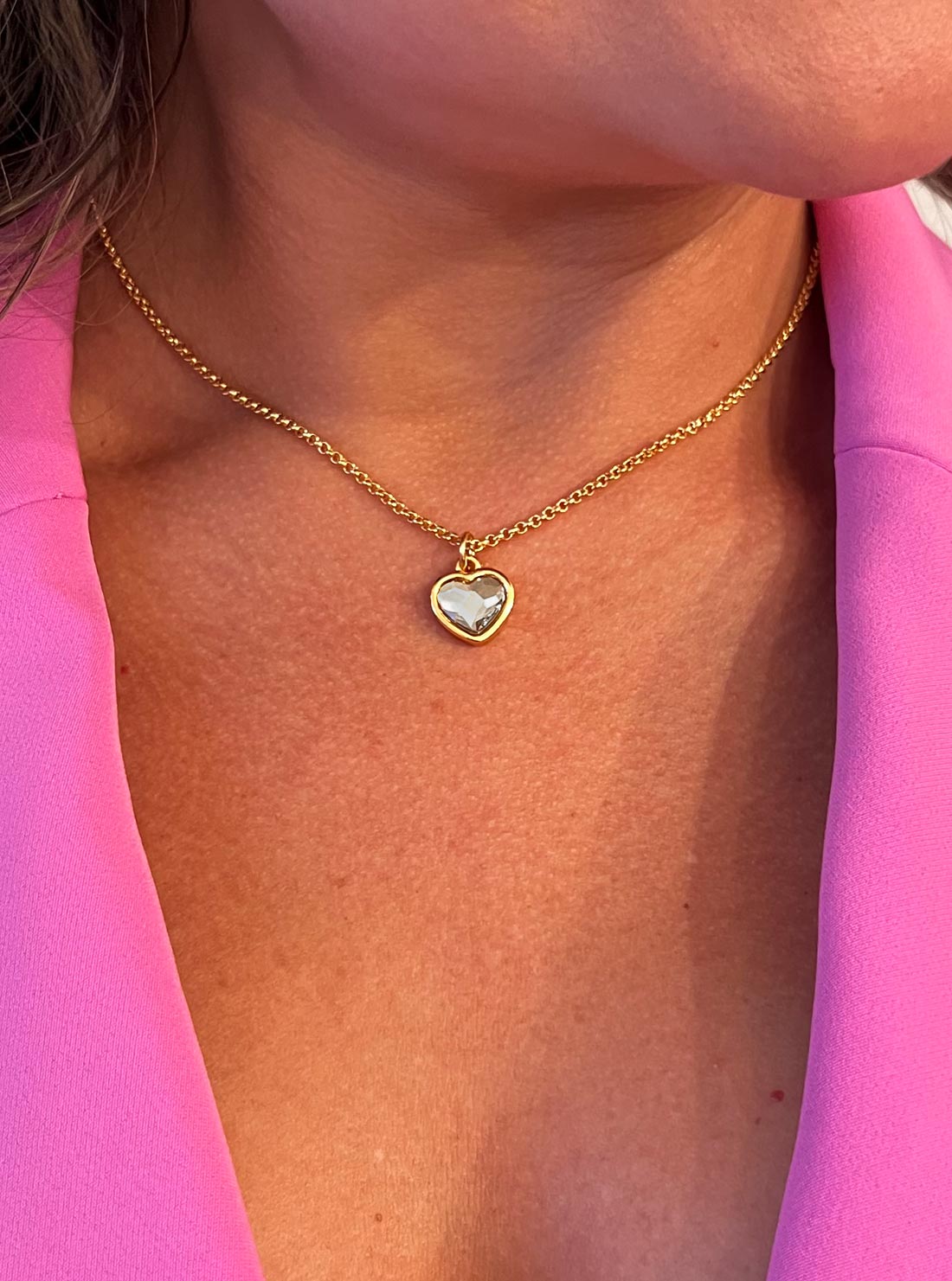 Truly love necklace silver